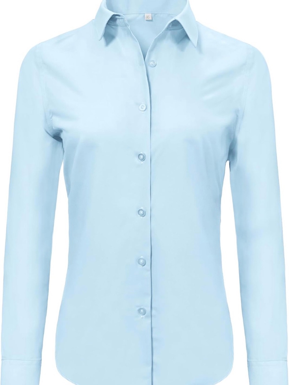 Classic Light Blue Women's Button-Down Shirt